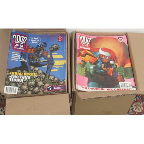 162 - Two boxes cont. 2000 AD #815-900 & #901-977