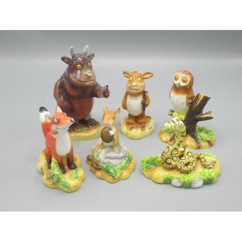 69 - Six Beswick Gruffalo figures