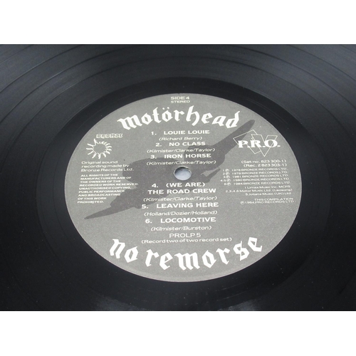 317 - Motorhead - No Remorse, special leather edition double album and a picture vinyl LP Ace of Spades (2... 