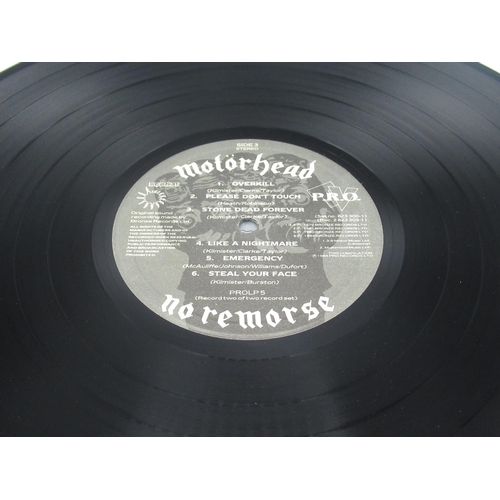 317 - Motorhead - No Remorse, special leather edition double album and a picture vinyl LP Ace of Spades (2... 