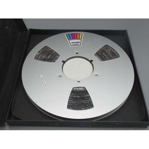 339 - Ampex 406 audio reel with two log sheets from Smile Recording Studio