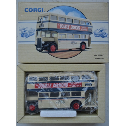 1515 - Thirty five boxed 1/76 scale diecast bus models by Exclusive First Editions, and 1 Corgi Original Om... 