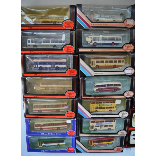 1515 - Thirty five boxed 1/76 scale diecast bus models by Exclusive First Editions, and 1 Corgi Original Om... 