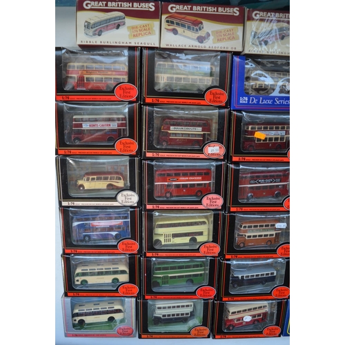 1516 - Thirty six boxed 1/76 scale diecast bus models from EFE, Atlas Editions, Corgi, Original Omnibus Com... 