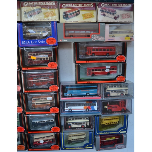 1516 - Thirty six boxed 1/76 scale diecast bus models from EFE, Atlas Editions, Corgi, Original Omnibus Com... 