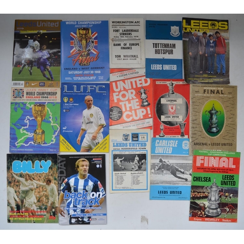 1506 - Collection of football programmes and club magazines to include 1966 Jules Rimet World Championship ... 