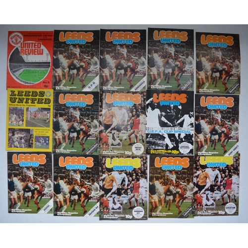 1506 - Collection of football programmes and club magazines to include 1966 Jules Rimet World Championship ... 