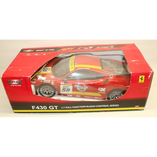 Ferrari F430 GT radio control car 1:7 scale, boxed