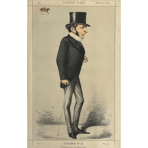 61 - Dom Joly Collection - Vanity fair Men of The Day Prints; Phineas Taylor Barnum and Mr Fredrick Andre... 