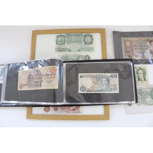 1337 - GB and world banknotes, early to mid C20th incl. ERII BOE £1s etc (qty)