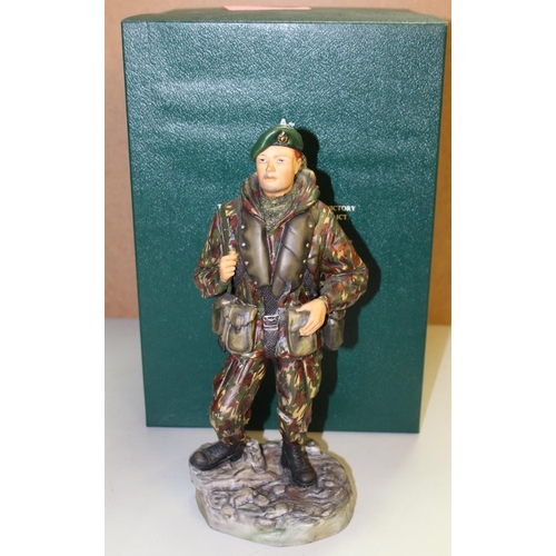 1060 - ASHMOR. Hand painted figure of a Royal Marine representing  40, 42 and 45 Commando during the Falkla... 