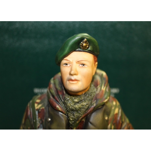 1060 - ASHMOR. Hand painted figure of a Royal Marine representing  40, 42 and 45 Commando during the Falkla... 