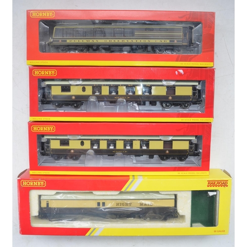 102 - Three boxed Hornby Pullman coaches all with fitted lighting to include R4377 