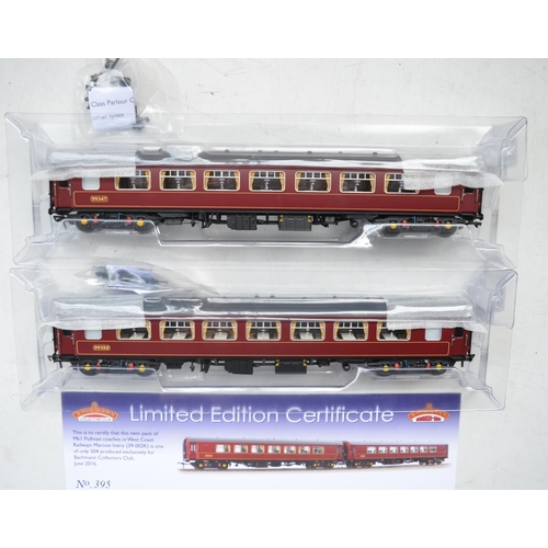 103 - Bachmann 39-002K limited edition twin pack Mk1 Pullman coaches, West Coast Railways, Collectors Club... 