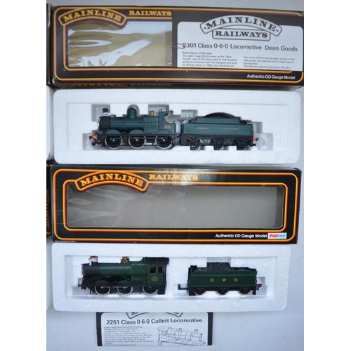 83 - Four OO gauge Palitoy Mainline Railways electric train models, all GWR to include 43XX 2-6-0 Mogul, ... 