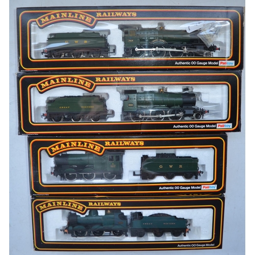 83 - Four OO gauge Palitoy Mainline Railways electric train models, all GWR to include 43XX 2-6-0 Mogul, ... 