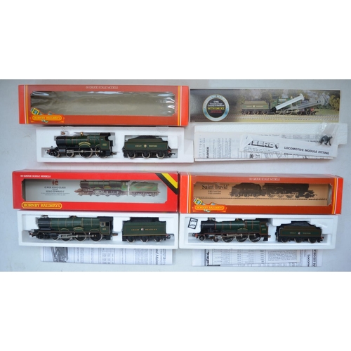 84 - Three Hornby OO gauge GWR electric train models to include R392 County Class 