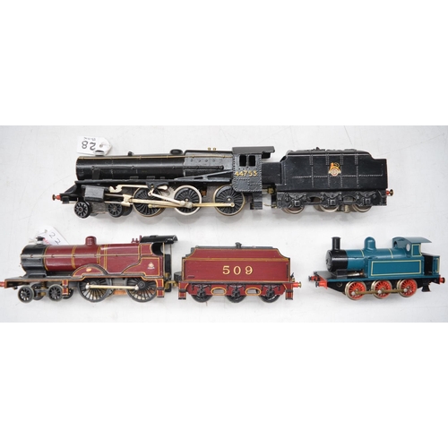 87 - Collection of OO gauge electric train models to include early Graham Farish, Tri-Ang and metal kit b... 