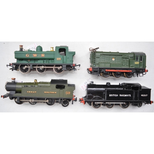 87 - Collection of OO gauge electric train models to include early Graham Farish, Tri-Ang and metal kit b... 