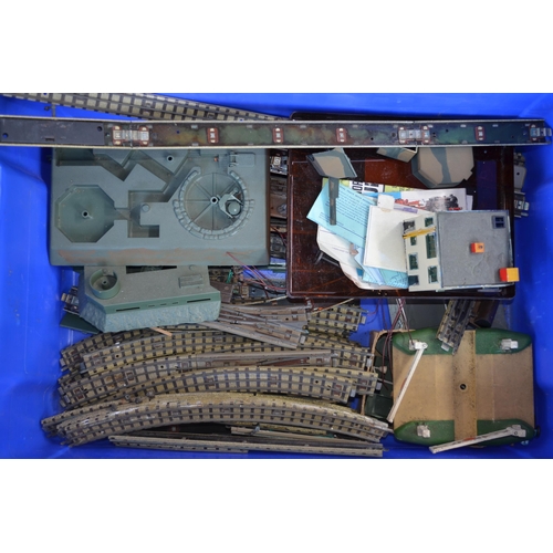 109 - Collection of Hornby Dublo OO gauge wagons, coaches, accessories, track, Meccano A3 controller, stat... 