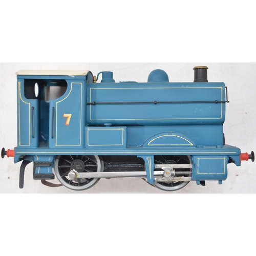 112 - O gauge all metal 0-4-0 electric train model, no makers marks in outstanding restored condition