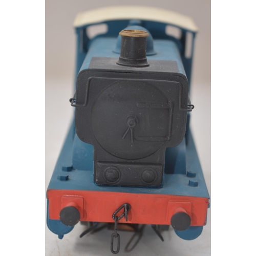 112 - O gauge all metal 0-4-0 electric train model, no makers marks in outstanding restored condition