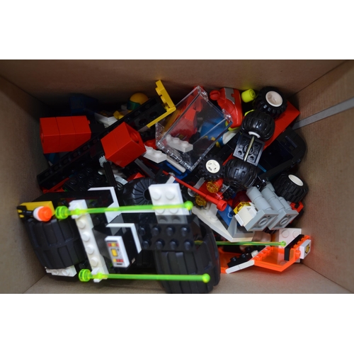 122 - Collection of Lego, Lego Technic and Meccano to include partially built sets with boxes and instruct... 