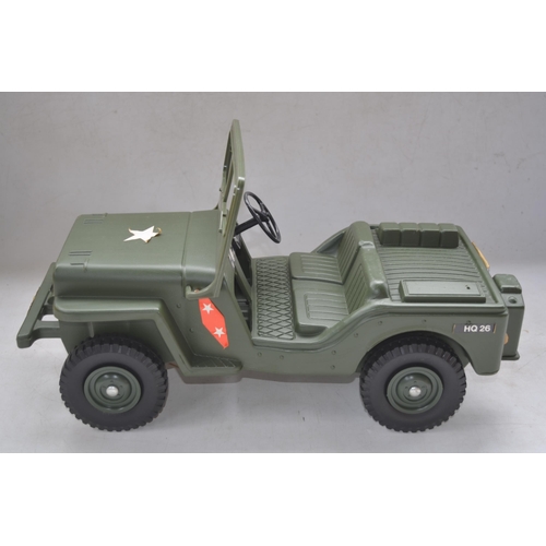 126 - Boxed Palitoy Action Man Jeep, model in excellent little used condition, some sticker peeling with a... 