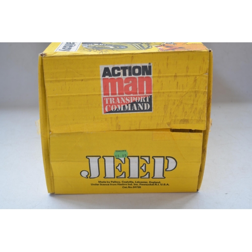 126 - Boxed Palitoy Action Man Jeep, model in excellent little used condition, some sticker peeling with a... 