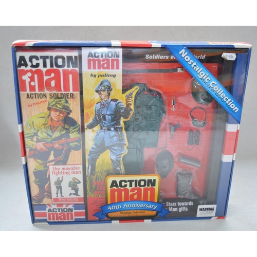 130 - Action Man German Staff Officer 40th anniversary boxed set, box still factory sealed, contents mint,... 