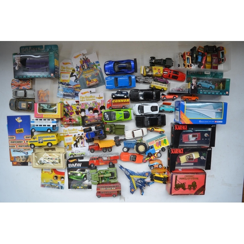 149 - Mixed lot to include super hero action figures, Flintstones and Madagascar figure sets, The DC Vault... 