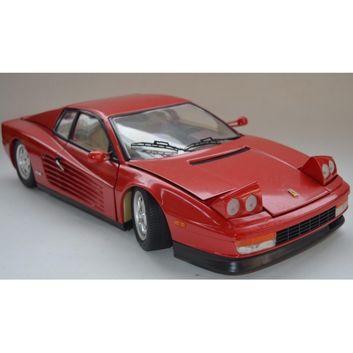 156 - Built Pocher Models 1/8 scale Ferrari Testarossa mixed media model with original instruction manual,... 