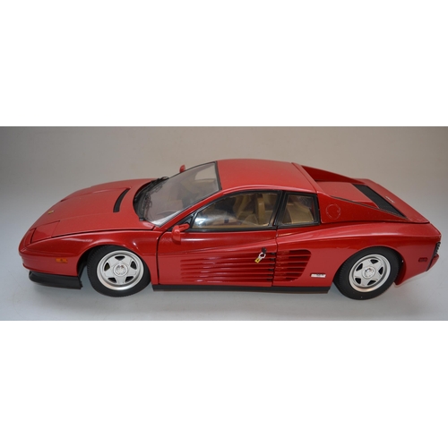 156 - Built Pocher Models 1/8 scale Ferrari Testarossa mixed media model with original instruction manual,... 