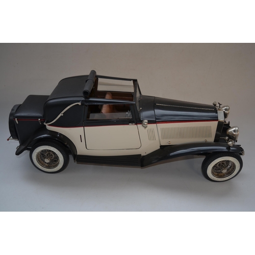 158 - Built Pocher Models 1/8 scale Rolls Royce Phantom II Drop Head Sedanca Coupe (1932) mixed media mode... 