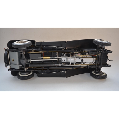 158 - Built Pocher Models 1/8 scale Rolls Royce Phantom II Drop Head Sedanca Coupe (1932) mixed media mode... 