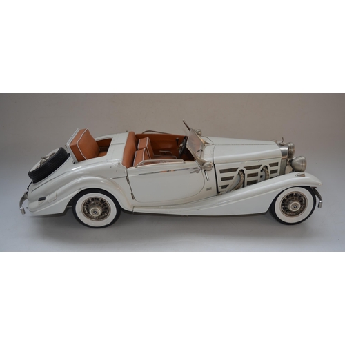 160 - Built Pocher Models 1/8 scale Mercedes Benz 1936 540K Cabrio Special mixed media model with original... 