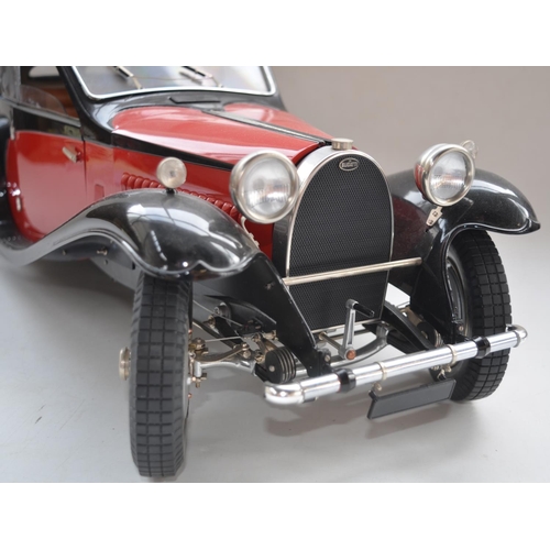 162 - Built Pocher Models 1/8 scale Bugatti 50T Superprofile 1932 mixed media model with photocopied instr... 