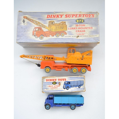 175 - Collection of vintage Dinky and Corgi diecast vehicles incl. Corgi Constructor Set GS24 and 1101 Car... 