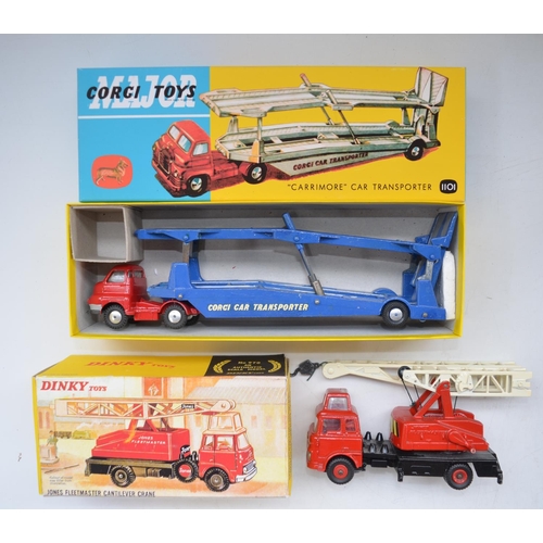 175 - Collection of vintage Dinky and Corgi diecast vehicles incl. Corgi Constructor Set GS24 and 1101 Car... 