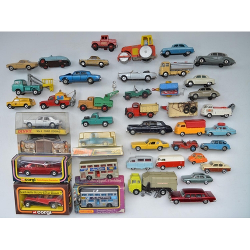 177 - Collection of vintage diecast model vehicles, Corgi, Dinky and Matchbox etc. incl. boxed Corgi Rolls... 