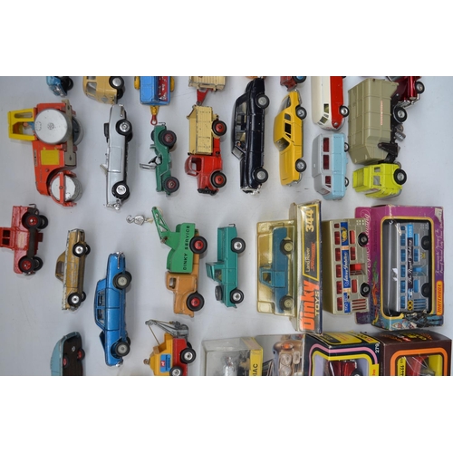 177 - Collection of vintage diecast model vehicles, Corgi, Dinky and Matchbox etc. incl. boxed Corgi Rolls... 