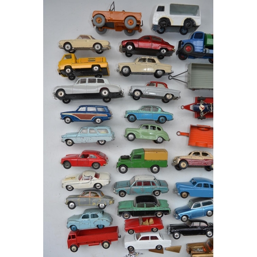 178 - Collection of vintage Corgi and Dinky diecast model vehicles, all used condition, incl. some repaint... 