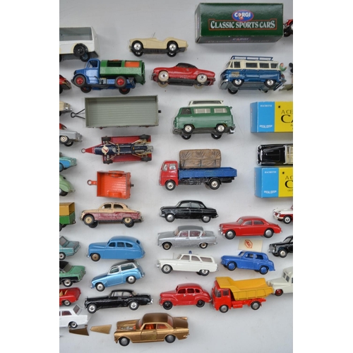 178 - Collection of vintage Corgi and Dinky diecast model vehicles, all used condition, incl. some repaint... 