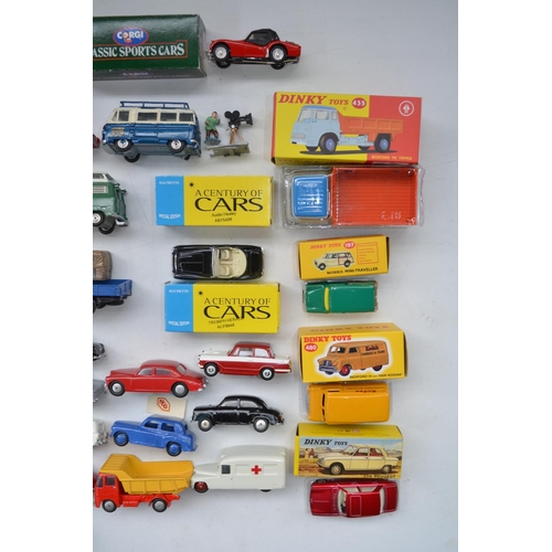 178 - Collection of vintage Corgi and Dinky diecast model vehicles, all used condition, incl. some repaint... 