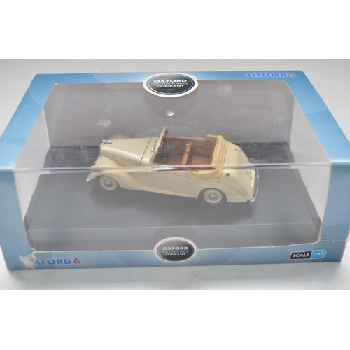 180 - Collection of boxed diecast 1/43 scale model vehicles, Oxford Diecast, Corgi, New Ray, Solido, Carar... 