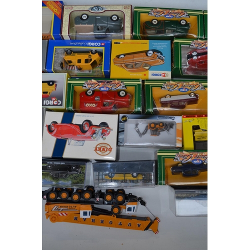 182 - Collection of diecast model trucks to include Corgi 1/64 scale Superhaulers and other truck models, ... 