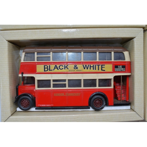 184 - Collection of diecast model buses, trucks and fire engines, various manufacturers and scales to incl... 