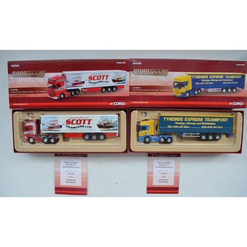 Fifteen 1 76 scale diecast truck models to include Corgi Roadscene Atlas Editions and Oxford includ