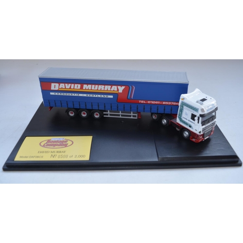 186 - Seven boxed 1/76 scale truck models from Oxford Diecast (to include limited editions) and another un... 