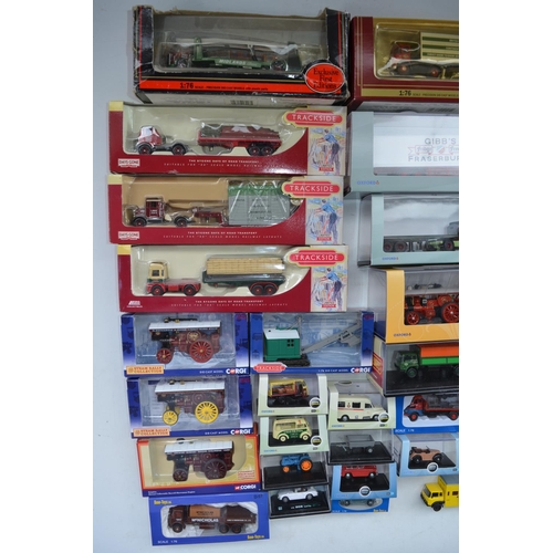 187 - Collection of 1/76 scale diecast model vehicles to include EFE, Oxford, Lledo Trackside, Corgi etc (... 